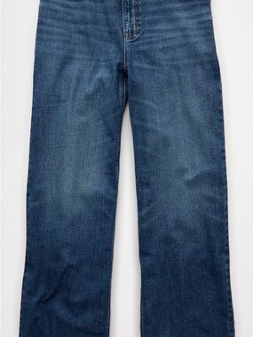 American Eagle Outfitters Men’s Bootcut Jeans in Dark Blue Denim